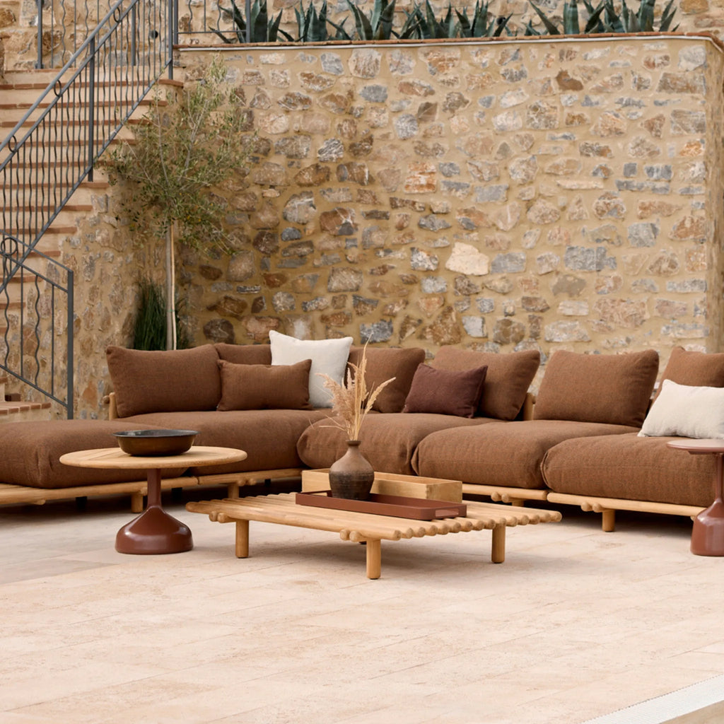 GLAZE - Outdoor Coffee Table - Stone/Aluminium - Cane-Line | Milola