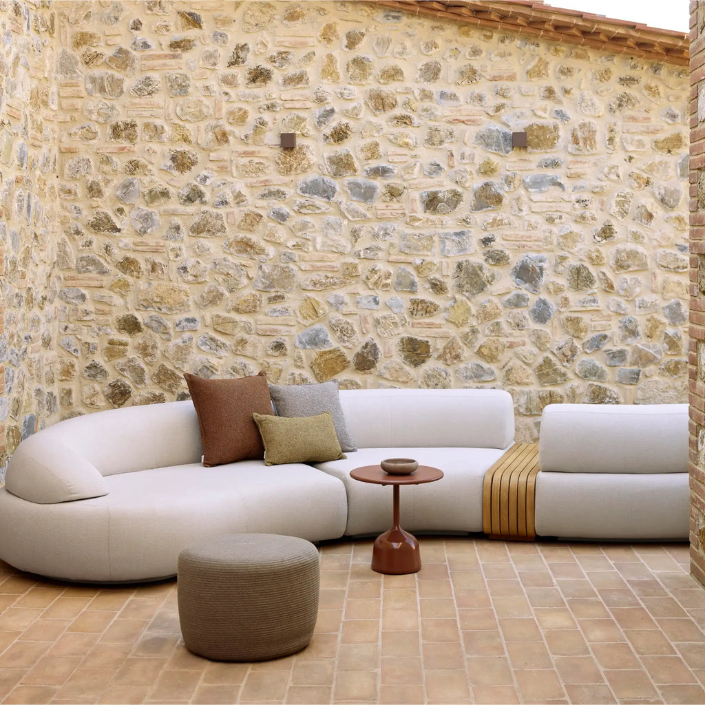 GLAZE - Outdoor Coffee Table - Stone/Aluminium - Cane-Line | Milola