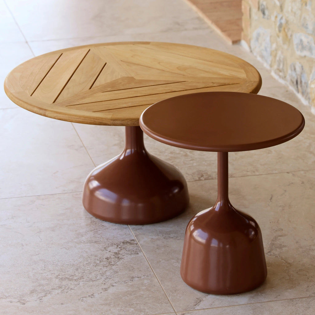 GLAZE - Outdoor Coffee Table - Stone/Aluminium - Cane-Line | Milola