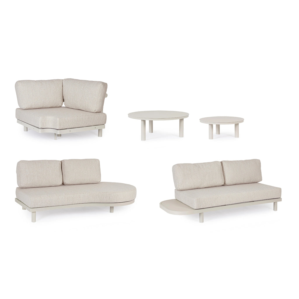 HERCULES Outdoor Corner Sofa Set in Morny - Bizzotto | Milola