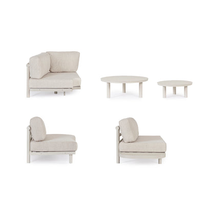 HERCULES Outdoor Corner Sofa Set in Morny - Bizzotto | Milola