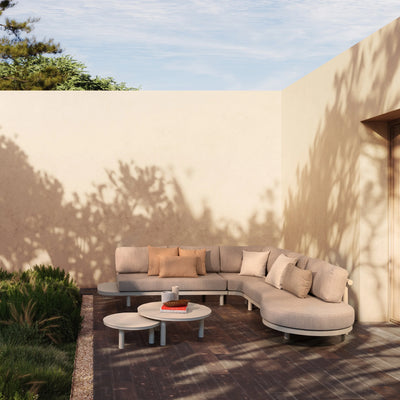 HERCULES Outdoor Corner Sofa Set in Morny - Bizzotto | Milola