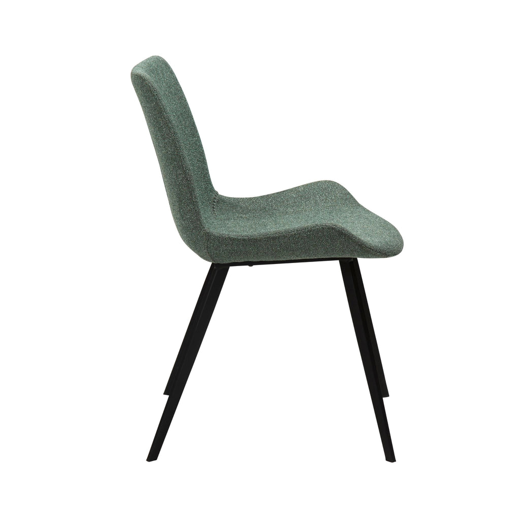 HYPE - Dining Chair - Pebble Green Bouclé Fabric Danform | Milola