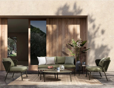 HARLOW Outdoor Sofa Set in Green - Bizzotto | Milola