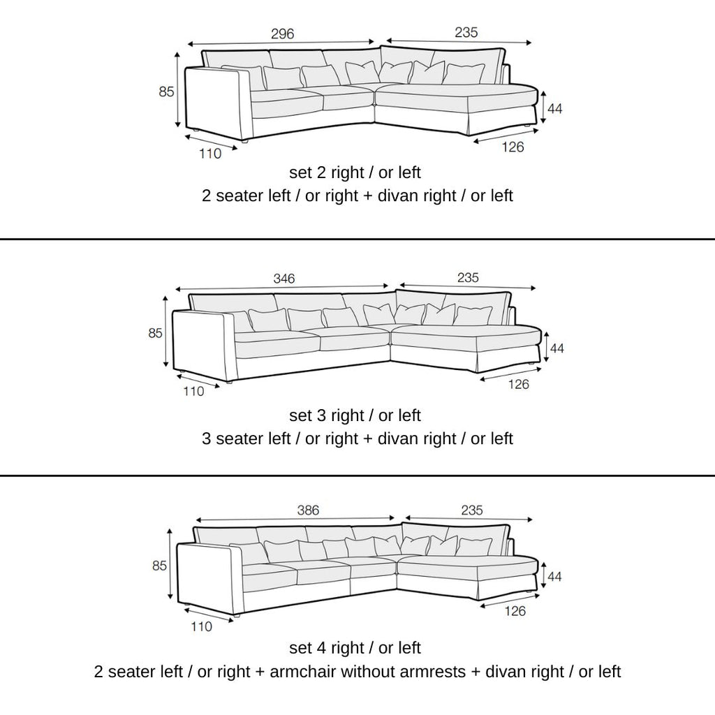 Heaven Corner Sofa - Modular Sofa in Off White - SITS | Milola