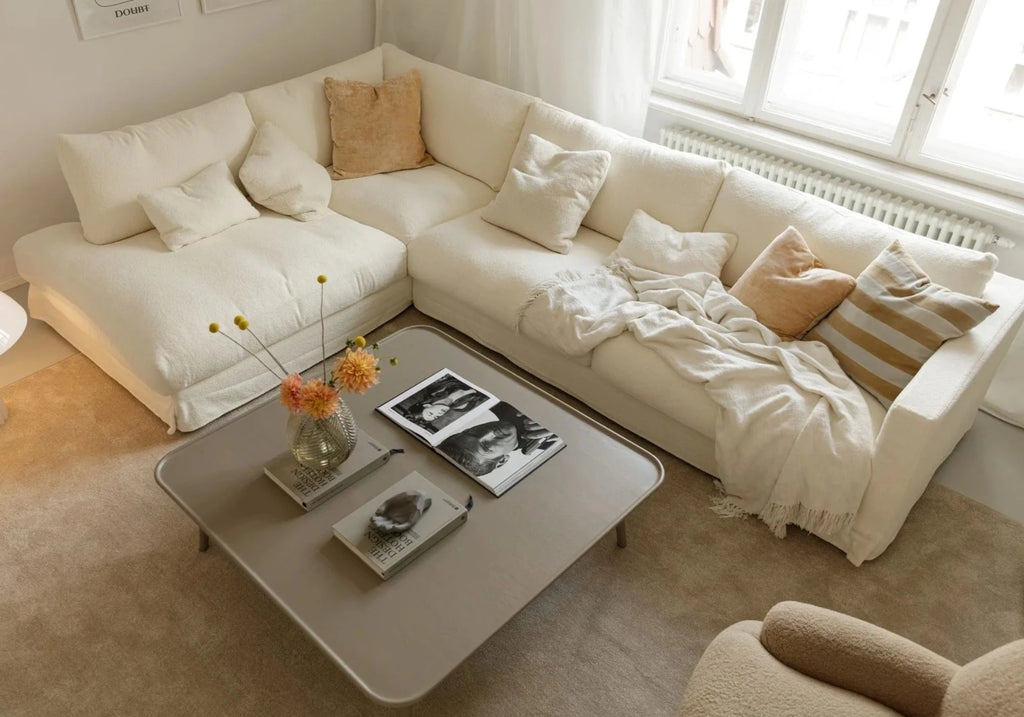 Heaven Corner Sofa - Modular Sofa in Off White - SITS | Milola