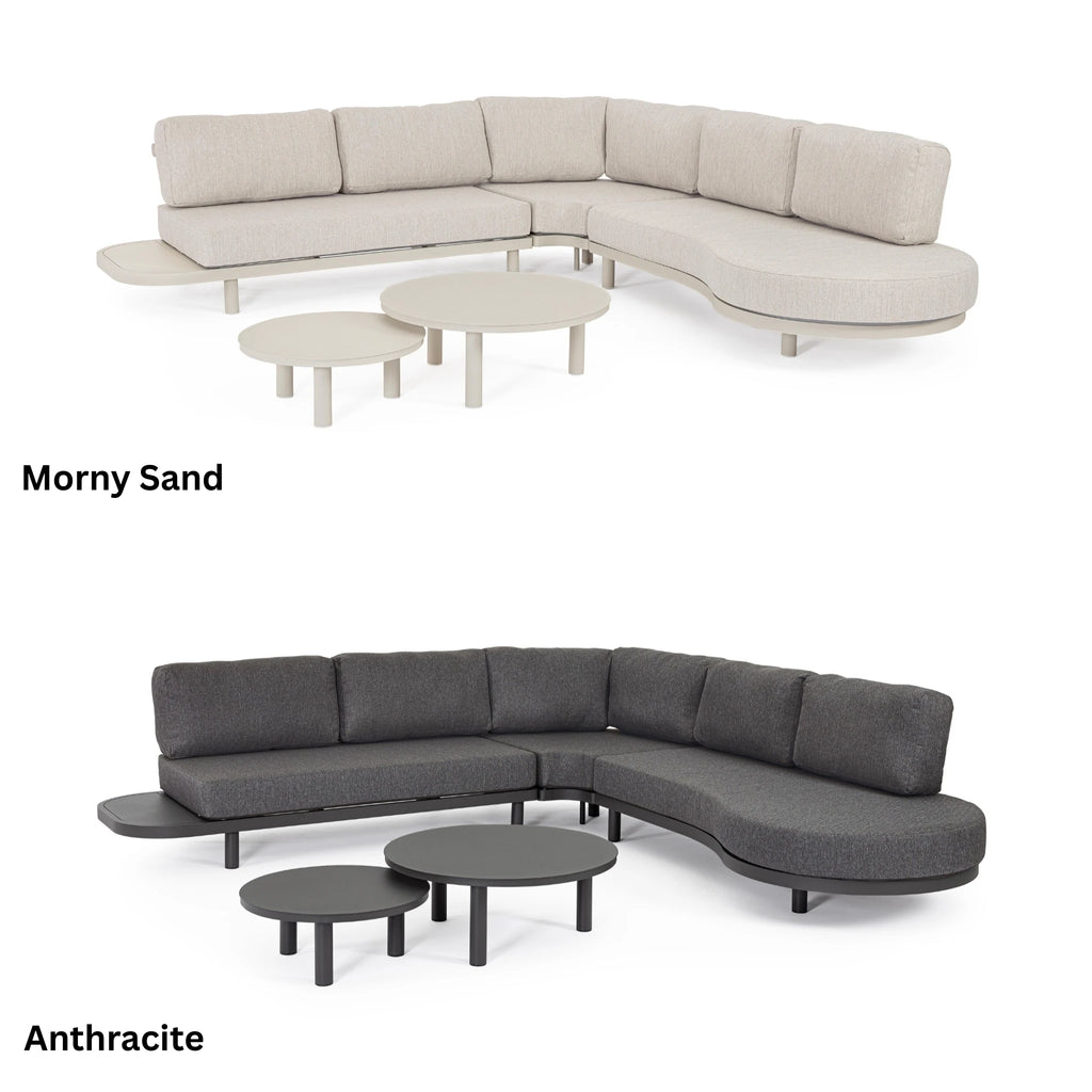 HERCULES Outdoor Corner Sofa Set Collage - Bizzotto | Milola