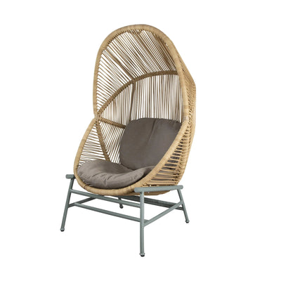 HIVE - Wooden Outdoor Chair in Rattan Aluminium - Cane-Line | Milola