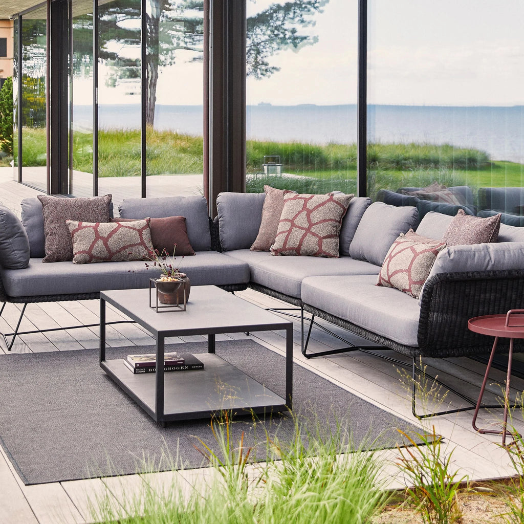 Horizon Modular Sofa - Modern Outdoor Sofa in Light Grey - Cane-Line | Milola