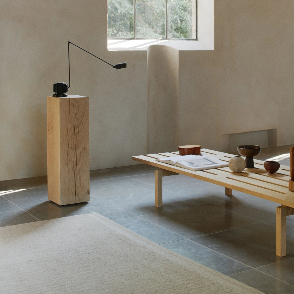 HUSHED FRAME Rug in Beige - Linie Design | Milola