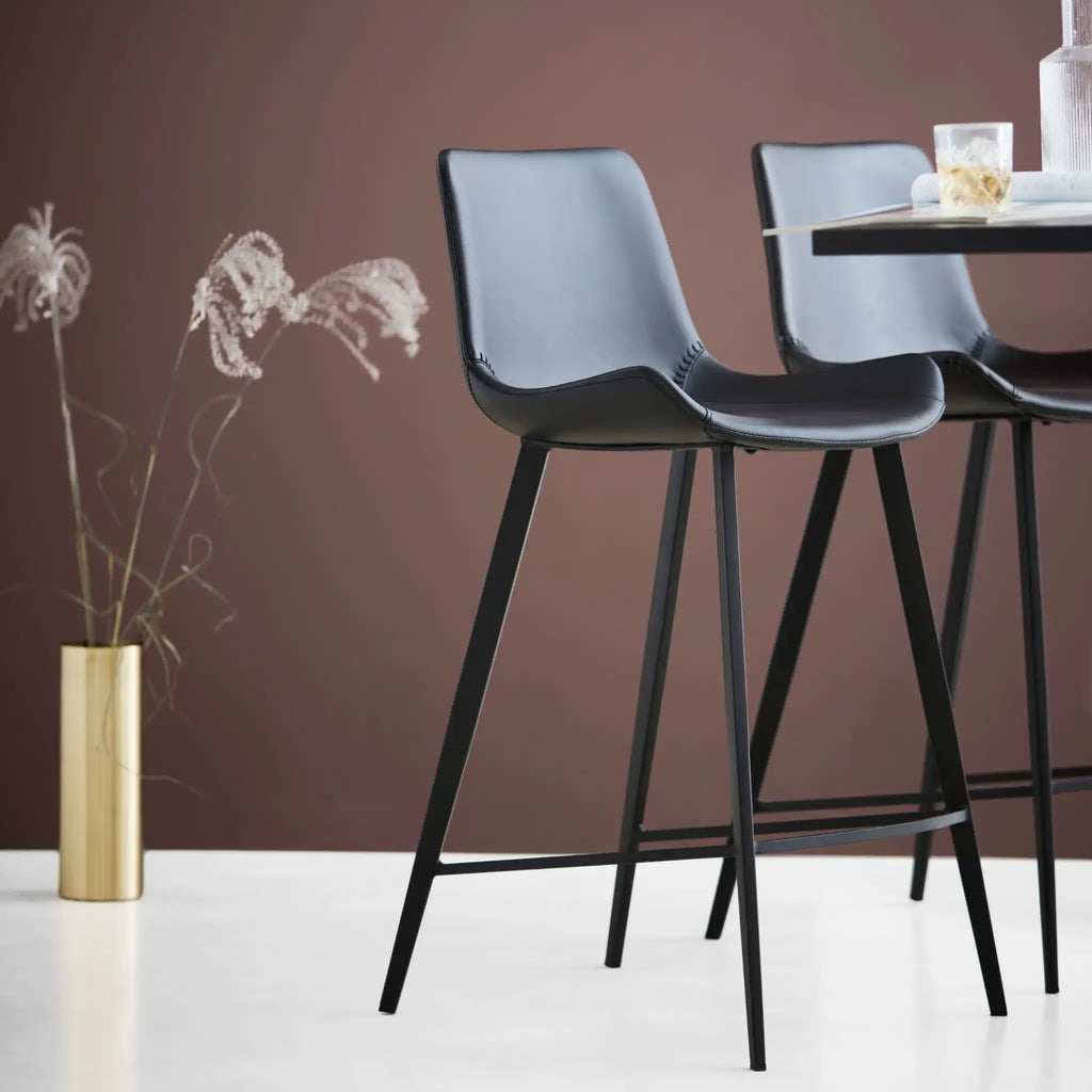 HYPE - Bar Stool in Vintage Black - Danform - Milola