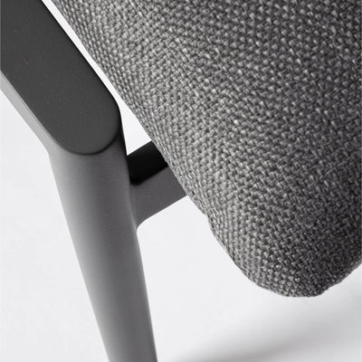 IBISCO Lounge Chair with Footstool in Antracite - Bizzotto | Milola