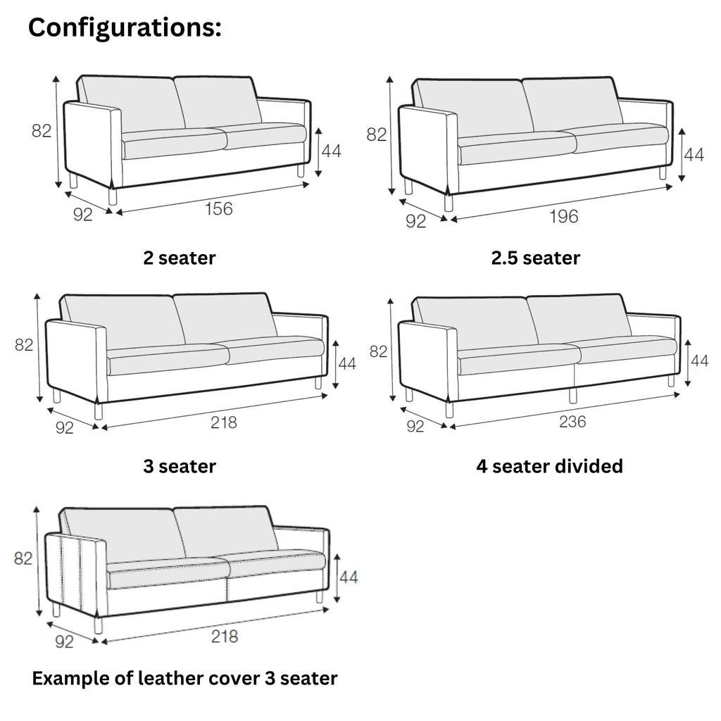 IMPULSE Sofa Configuration - Sits | Milola