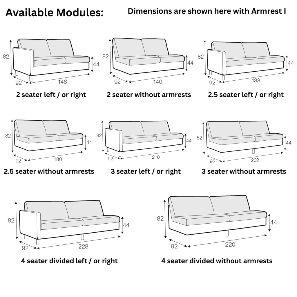 IMPULSE Sofa Modules - Sits | Milola