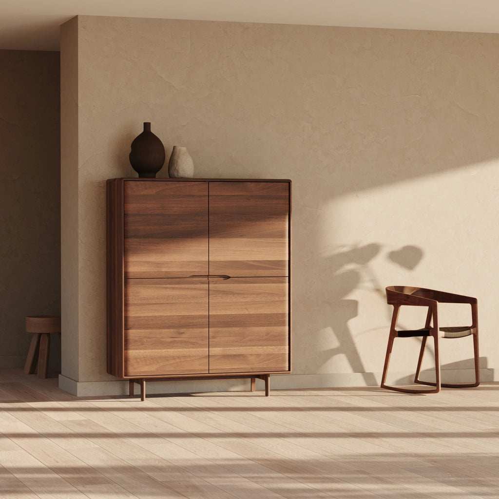 INVITO Highboard in Walnut Natural Oil - Artisan | Milola