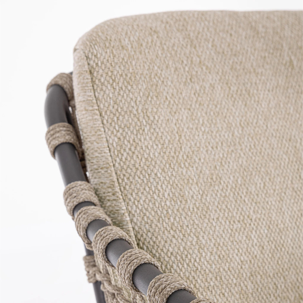 IVISSA Outdoor Dining Chair in Beige - Bizzotto | Milola