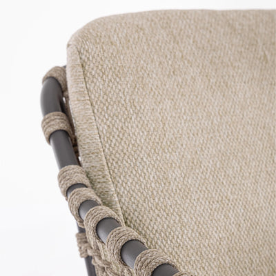 IVISSA Outdoor Dining Chair in Beige - Bizzotto | Milola
