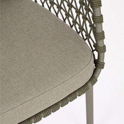 IVISSA Outdoor Dining Chair in Green - Bizzotto | Milola