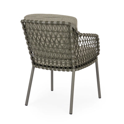 IVISSA Outdoor Dining Chair in Green - Bizzotto | Milola