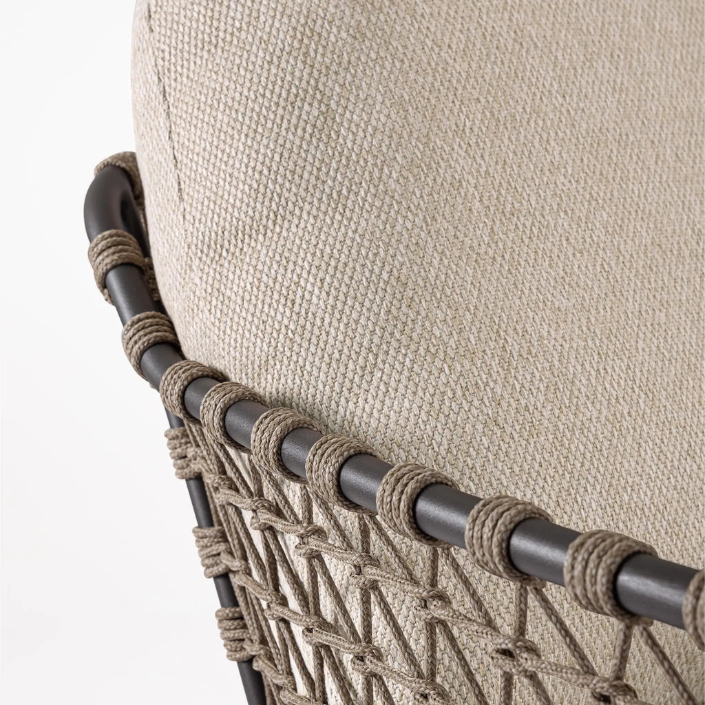 IVISSA Outdoor Lounge Chairs in Beige - Bizzotto | Milola