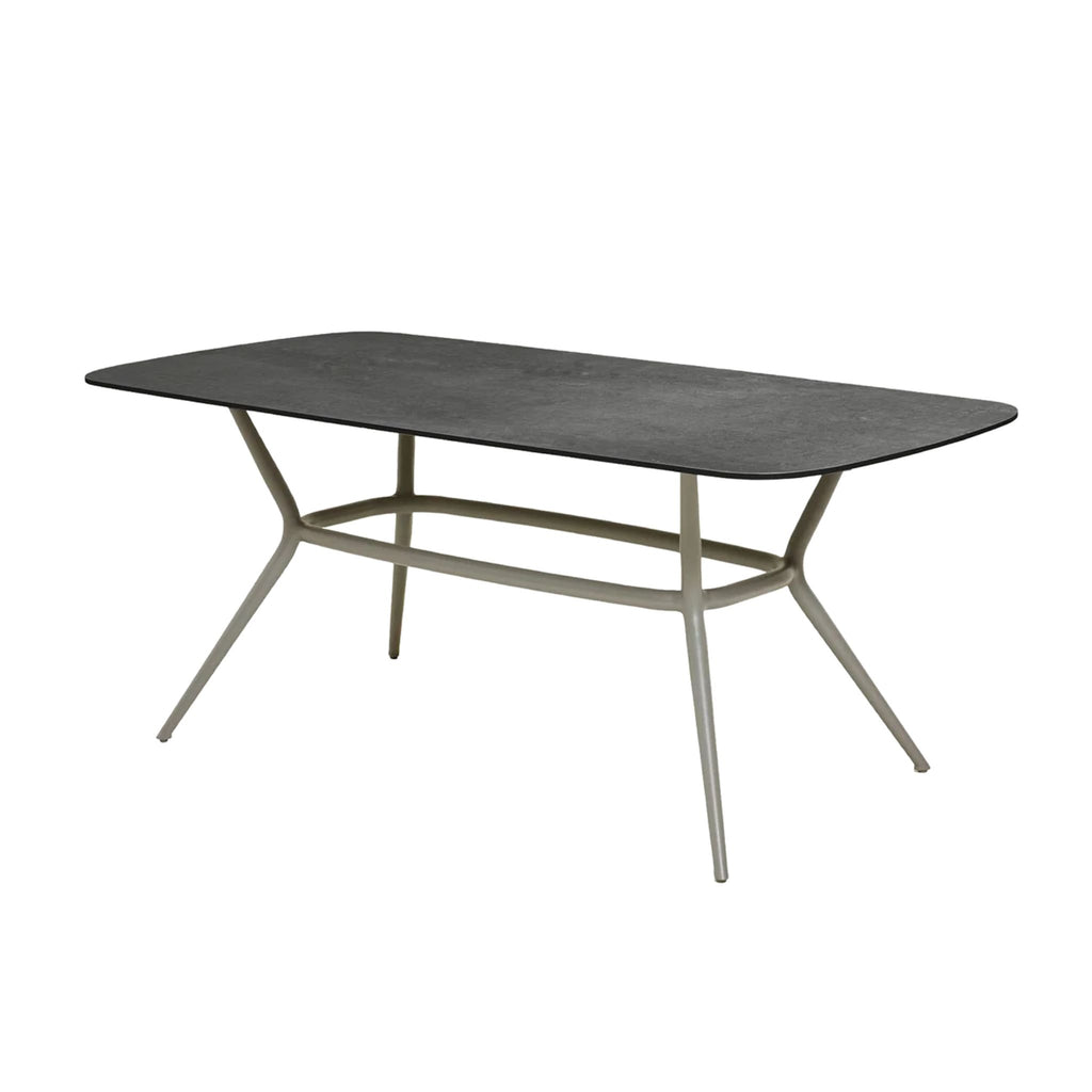 JOY - Aluminium Dining Table in Taupe - Modern & Elegant - Cane-Line | Milola