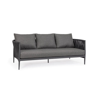 JACINTA Outdoor Sofa Set in Charcoal - Bizzotto | Milola