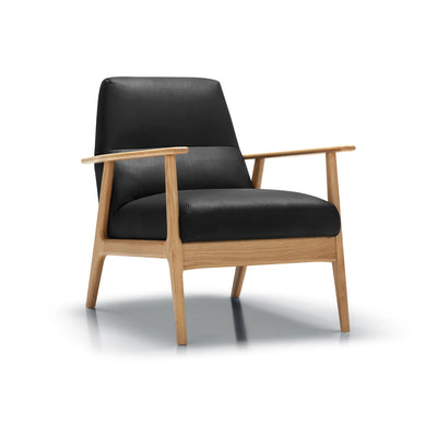 JACK Armchair in Black Leather - Sits | Milola