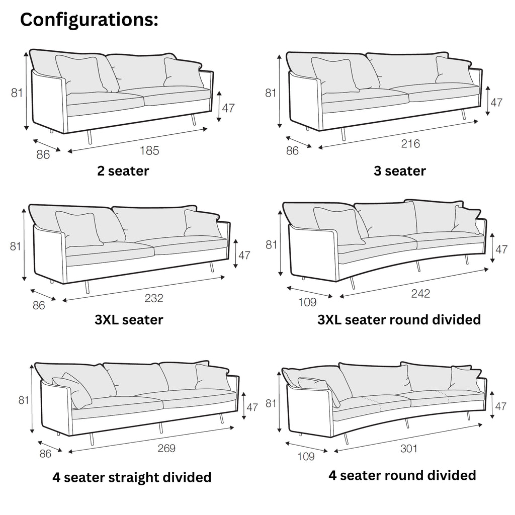 JULIA Sofa Configuration - Sits | Milola