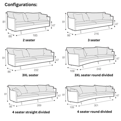 JULIA Sofa Configuration - Sits | Milola