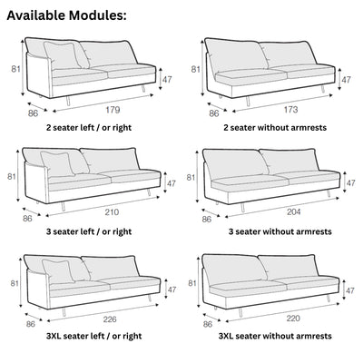 JULIA Sofa Modules - Sits | Milola