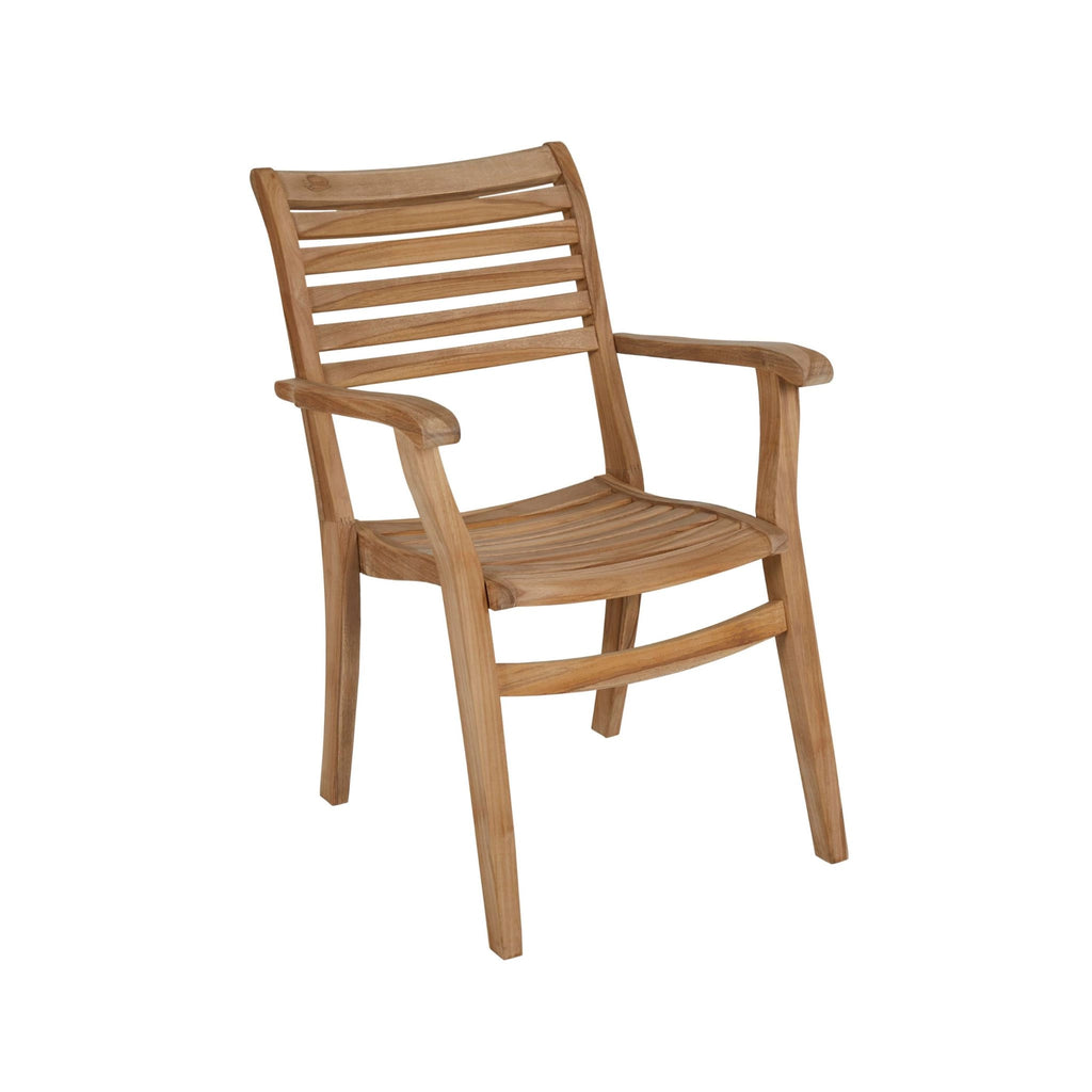 KARLO - Wooden Outdoor Lounge Chair - Brafab | Milola