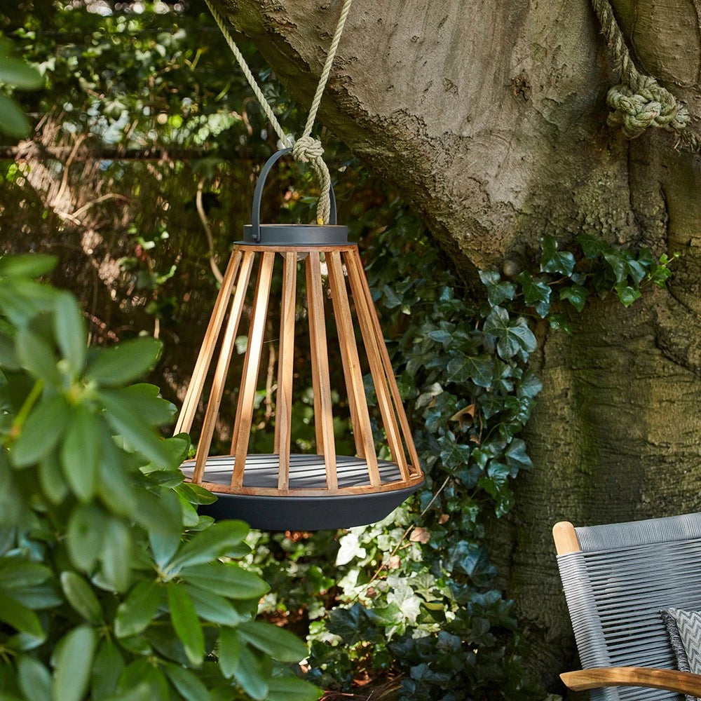 KATE - 3x Wooden Lanterns for Outdoors Garden - Suns | Milola