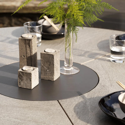 KENORA - Round Outdoor Dining Table - Ceramic Top - Brafab | Milola