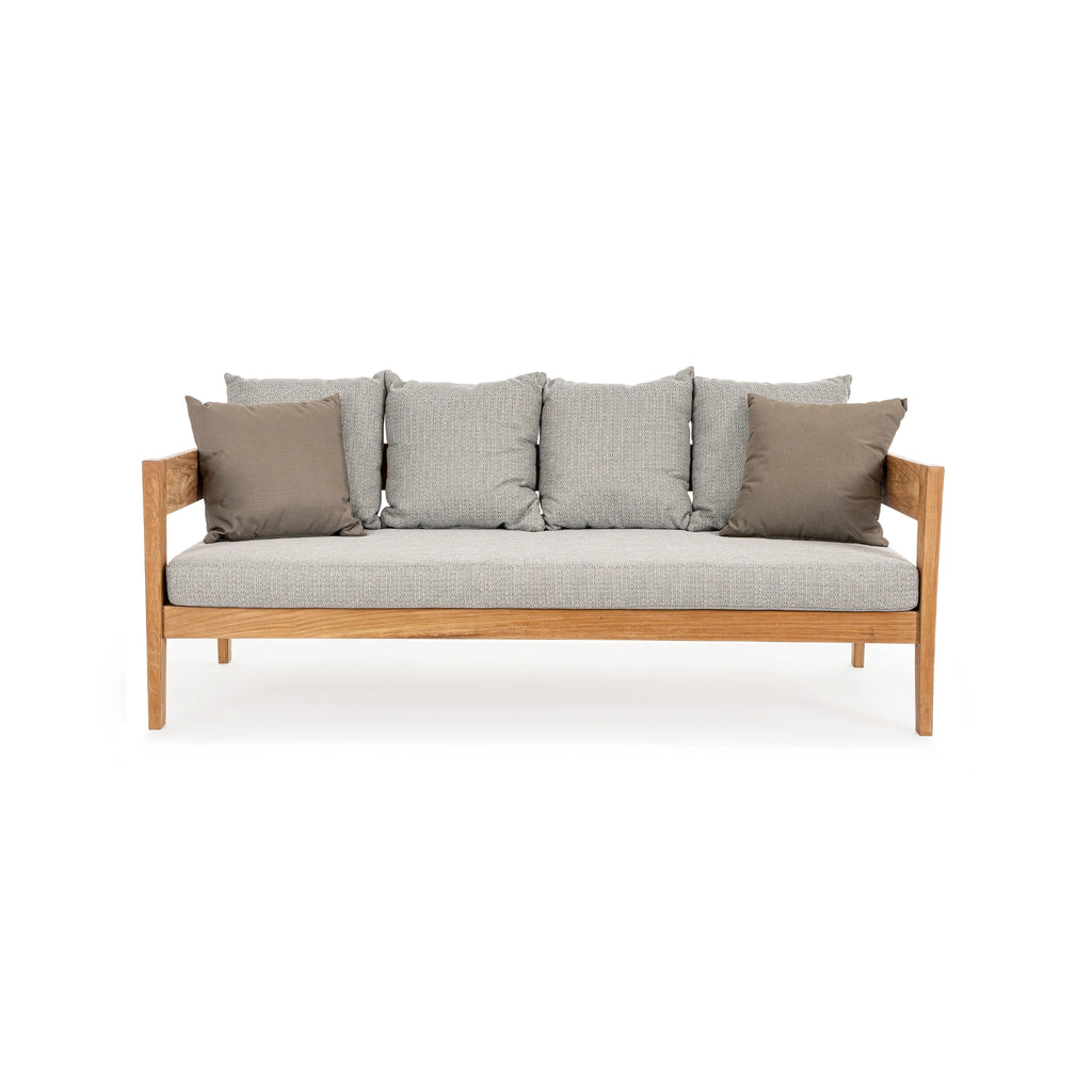 KOBO 3 Seater Outdoor Sofa Set in Natural - Bizzotto | Milola