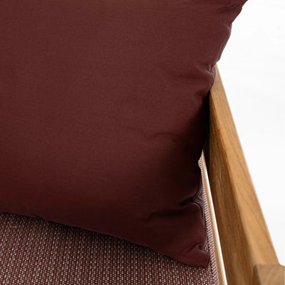 KOBO Outdoor 3 Seater Sofa in Wine - Bizzotto | Milola