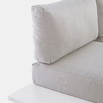 KONNOR Outdoor Corner Sofa Set in White - Bizzotto | Milola