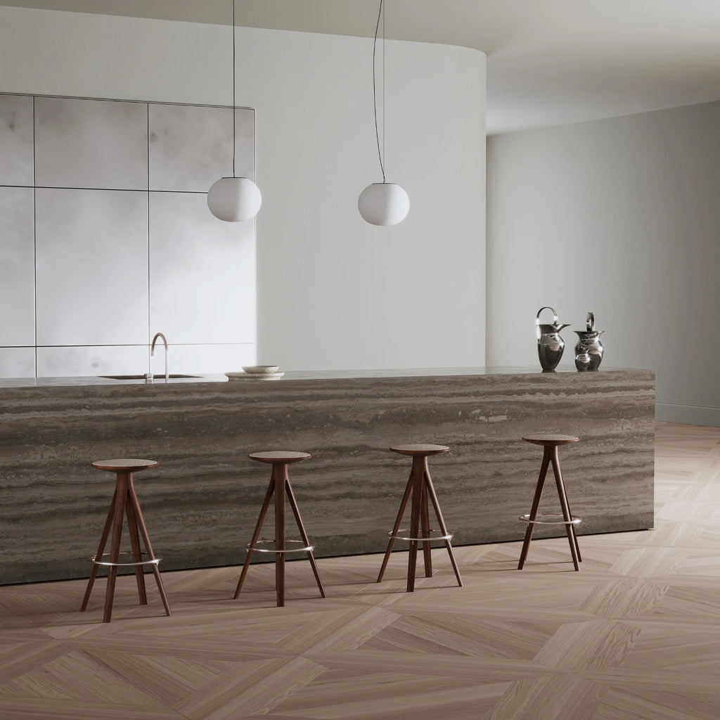 KALOTA Bar Chair in Walnut Natural Oil - Artisan | Milola