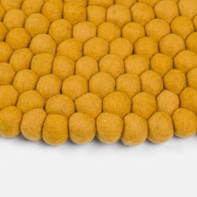 KLARA Felt Ball Round Rugs