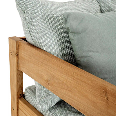 KOBO Outdoor Lounge Chair in Aqua - Bizzotto | Milola
