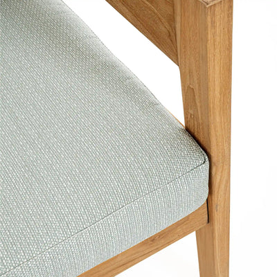 KOBO Outdoor Lounge Chair in Aqua - Bizzotto | Milola