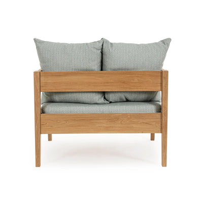 KOBO Outdoor Lounge Chair in Aqua - Bizzotto | Milola