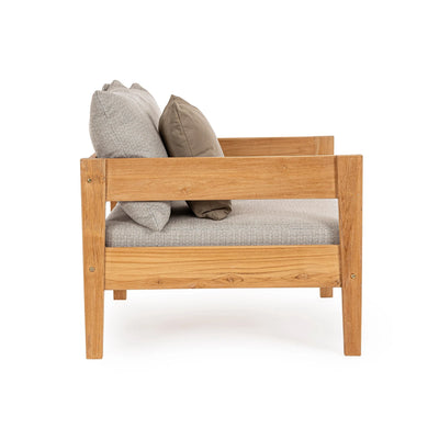 KOBO Outdoor Lounge Chair in Natural - Bizzotto | Milola