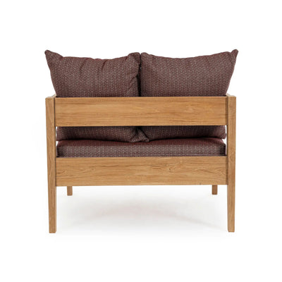 KOBO Outdoor Lounge Chair in Wine - Bizzotto | Milola