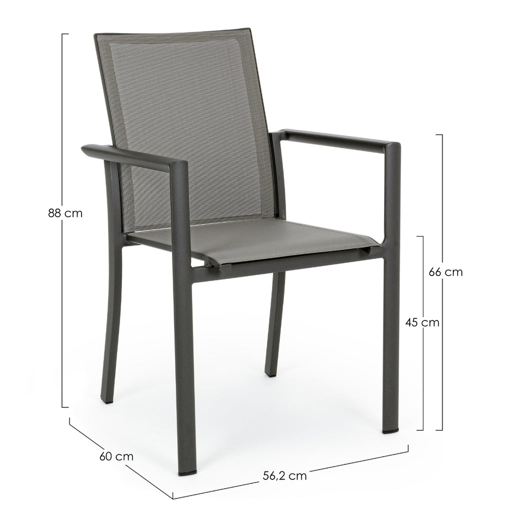 KONNOR Outdoor Extendable Dining Table Set Dimensions - Bizzotto | Milola