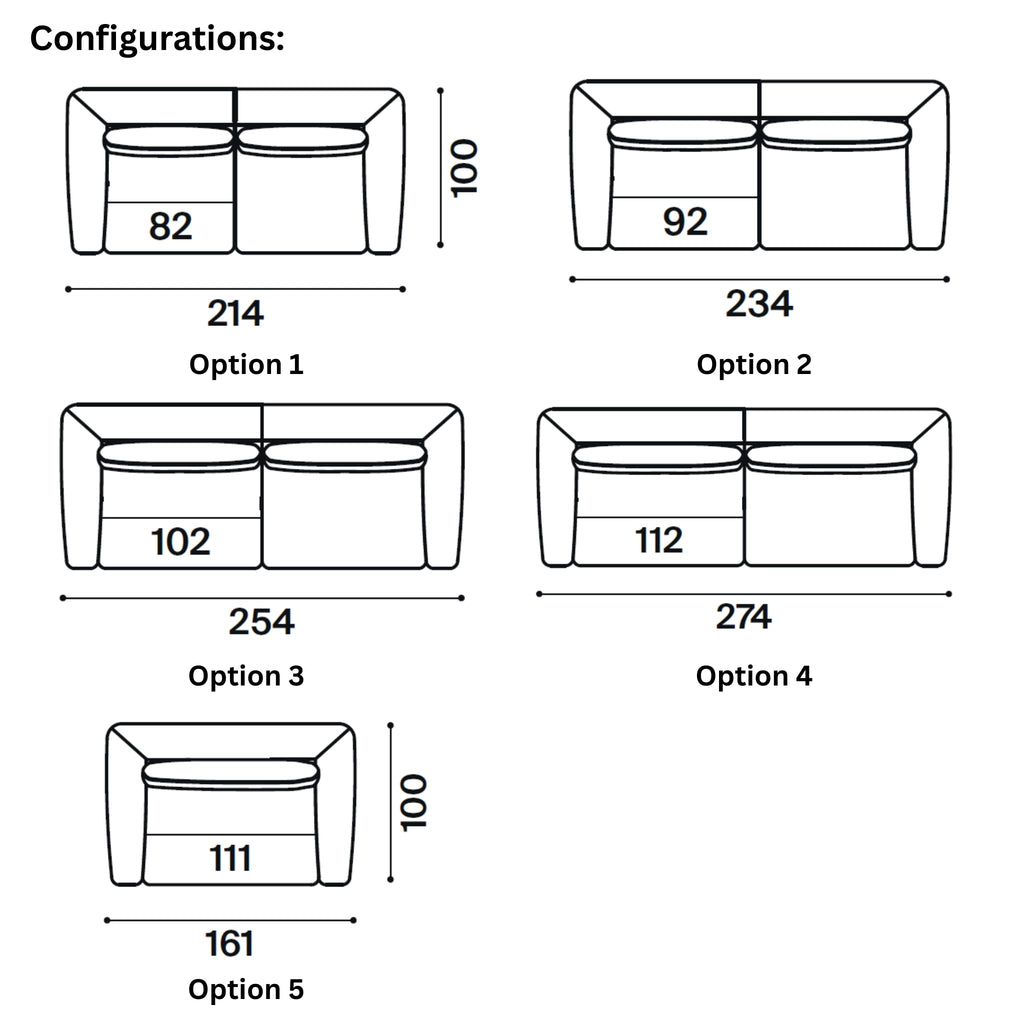 KUMO Sofa Configuration - Twils | Milola