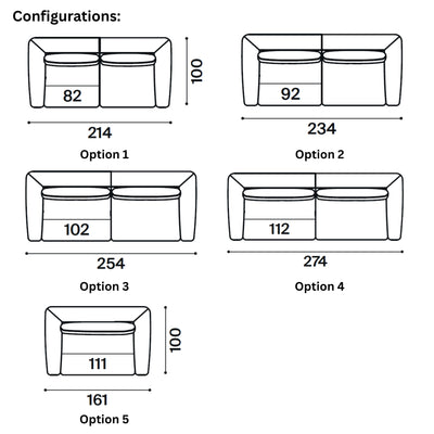 KUMO Sofa Configuration - Twils | Milola