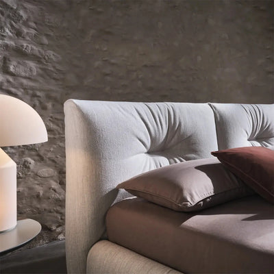 KUMO H.28 Bed in Beige Sahara Col. 017 - Twils | Milola