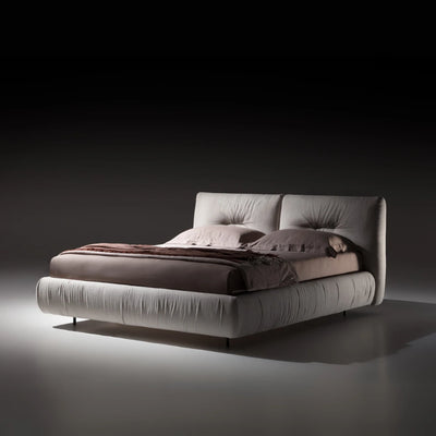 KUMO H.28 Bed in Beige Sahara Col. 017 - Twils | Milola