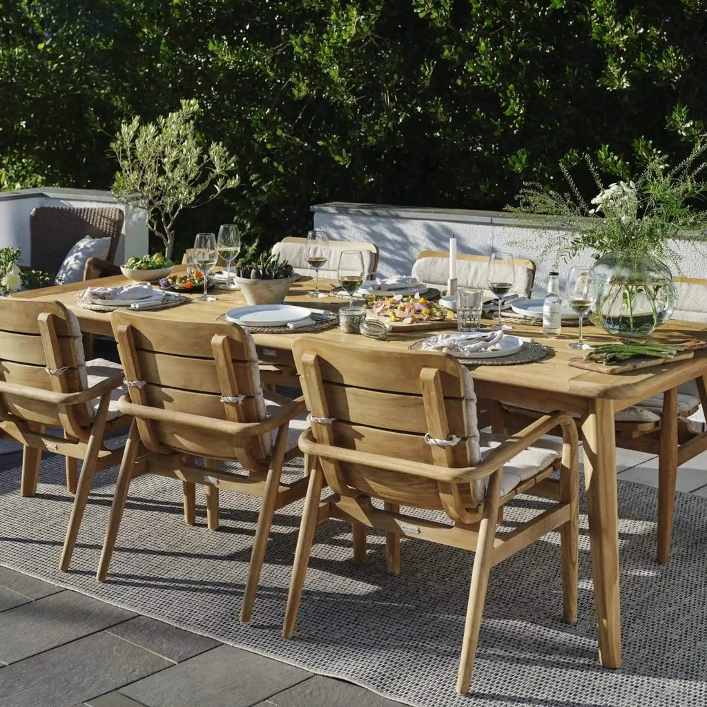 LILJA - Wooden Outdoor Dining Chair - Brafab | Milola