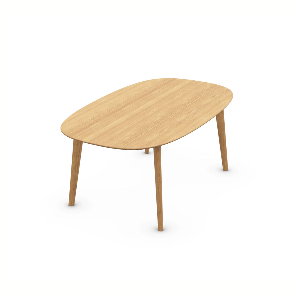 LUC Oval Dining Table in Oak Natural Oil - Artisan | Milola